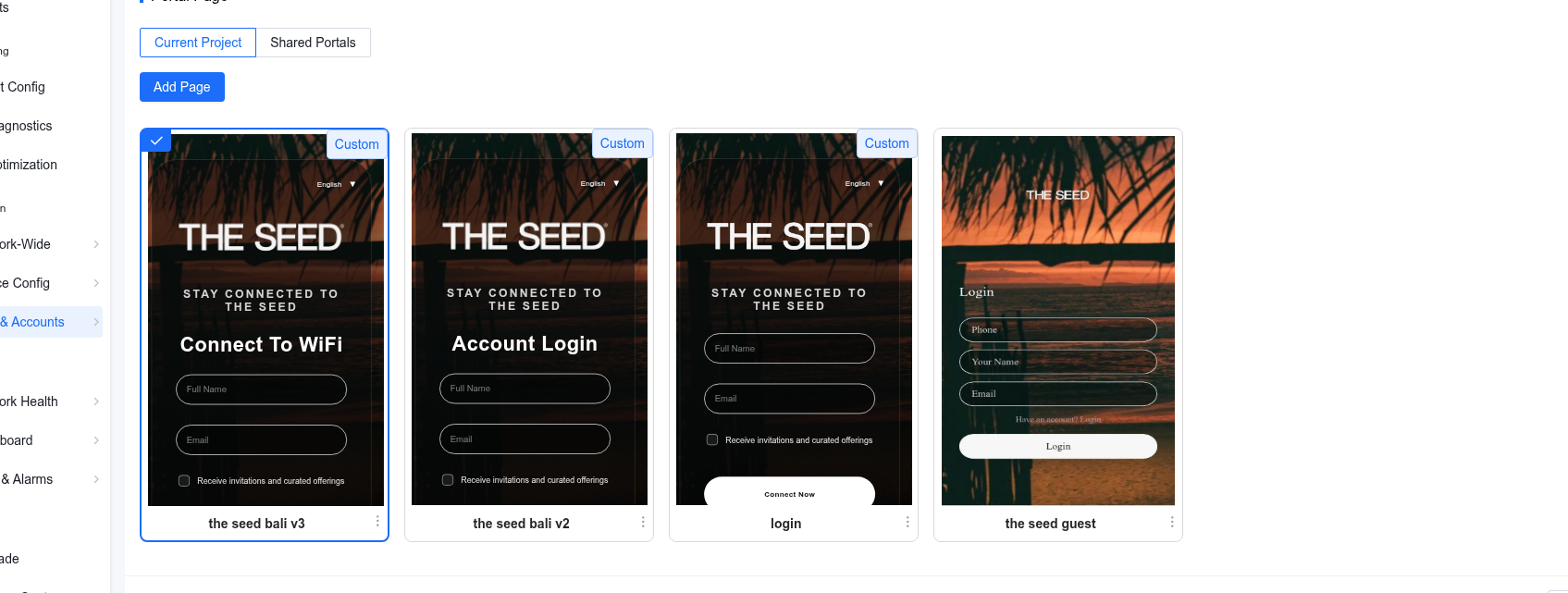 captive login custom